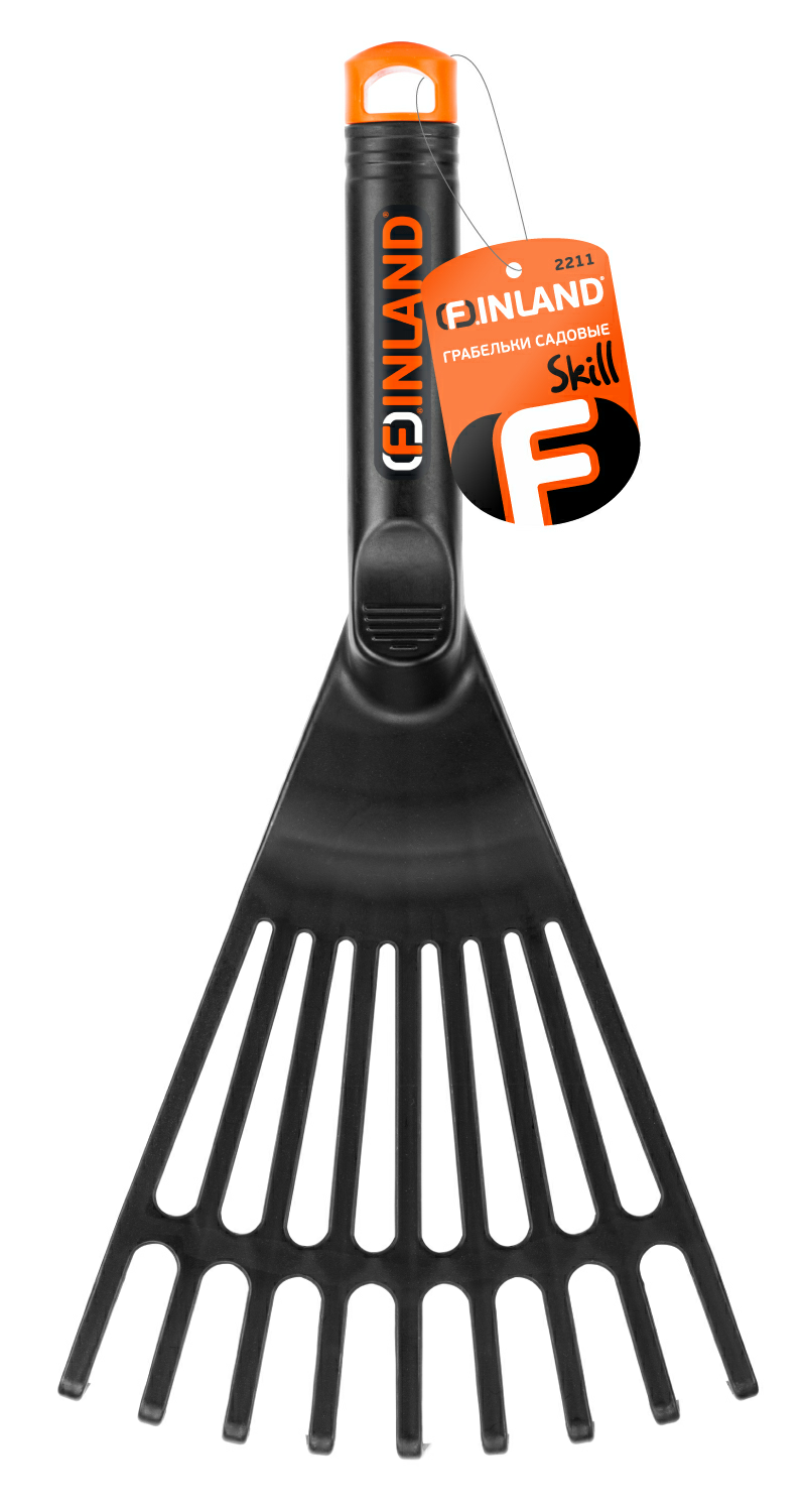 Грабли веерные 350 мм, пластиковые FINLAND (Россия)