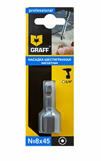 Бита SW 10x45 мм для кровельныx саморезов (блистер), (Польша)