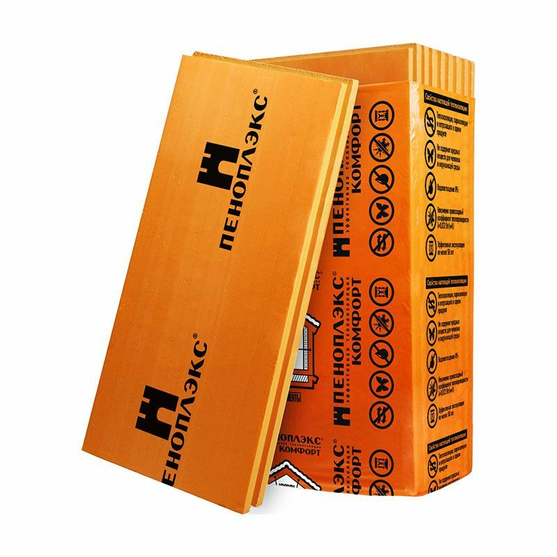 Плиты Пеноплэкс Комфорт 585х1185 мм (Россия)