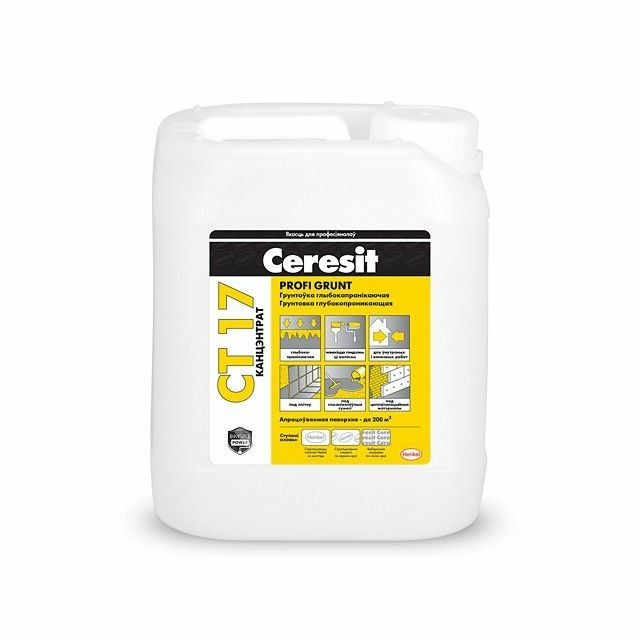 Грунтовка Ceresit CT 17 (концентрат) в Борисове