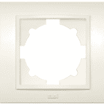 Рамка Zena 1-местная кремовая (Турция)