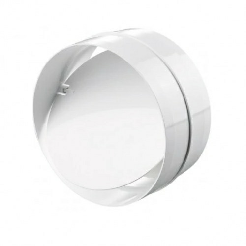 Соединитель с обратным клапаном для круглых пластиковых воздуховодов (Украина)