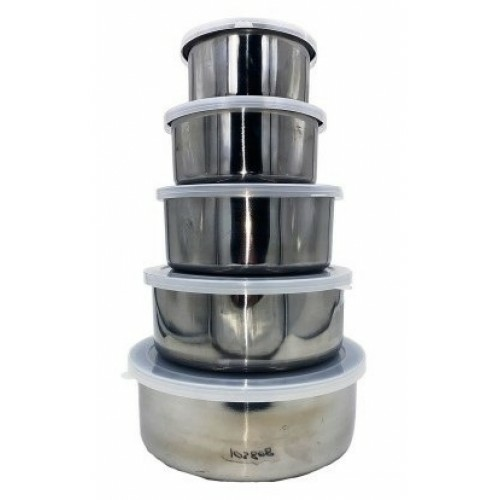 Набор емкостей DomiNado 5шт из коррозионно-стойкой стали XY-5 (Китай)