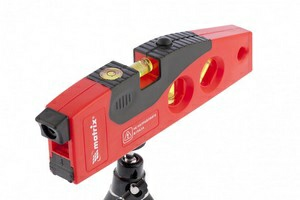 Уровень лазерный, 180 мм, 220 мм штатив, 4 глазка Matrix (Китай)