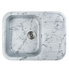 Кухонная мойка Wisent WB20-16 мрамор серо-черный (без сифона) (Беларусь)