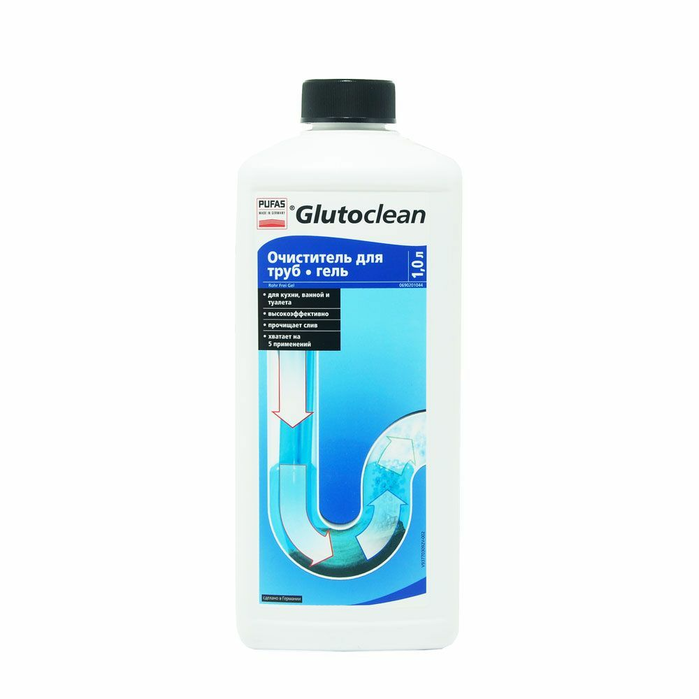 Очиститель для труб Glutoclean гель (Германия)