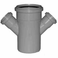 Крестовина для внутренней канализации 110/50/50х45 (Россия)