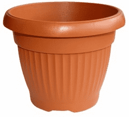 Кашпо Терра DCE13  коричневый (Польша)