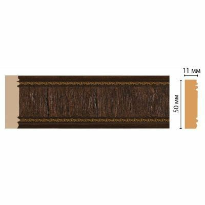 Молдинг DEKOMASTER (50х11х2400мм) 156-1 ШК/40