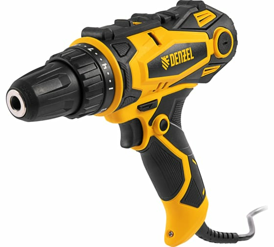 Дрель-шуруповерт сетевая ударная ISD-300-13 Denzel (Китай)