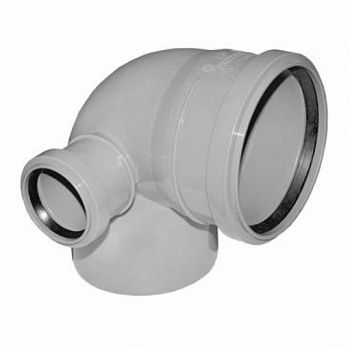 Колено с добавочными доступами канализационное ПП 110/50/90/90о левый (Польша) Колено с добавочными доступами канализационное ПП 110/50/90/90о левый (Польша)