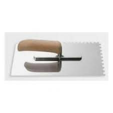 Гладилка серия 25 нержавеющая сталь зубчатая 6*6 (Польша) 