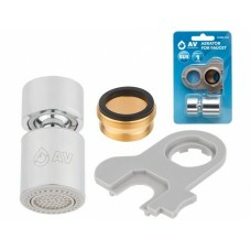 Аэратор AV Engineering для смесителя подвижный с ключом и переходом арт.AVSSS-123 (Китай)