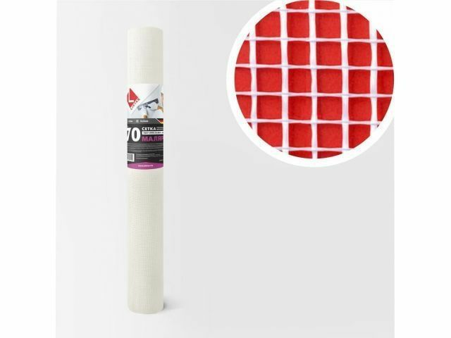 Стеклосетка штукатурная для отделки стен внутри помещений ячейки 5х5 1х45м щелочестойкая Маляр Lihtar (Китай)