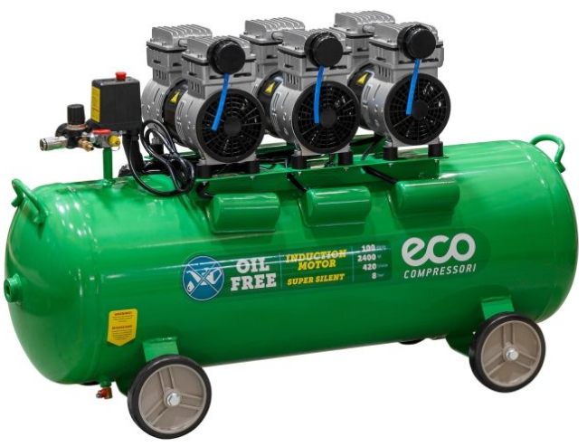 Компрессор ECO AE-100-OF1 безмасляный (Китай)