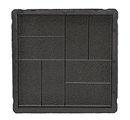 Форма Плита трот. 400*400*50 SP 8-кирпичей