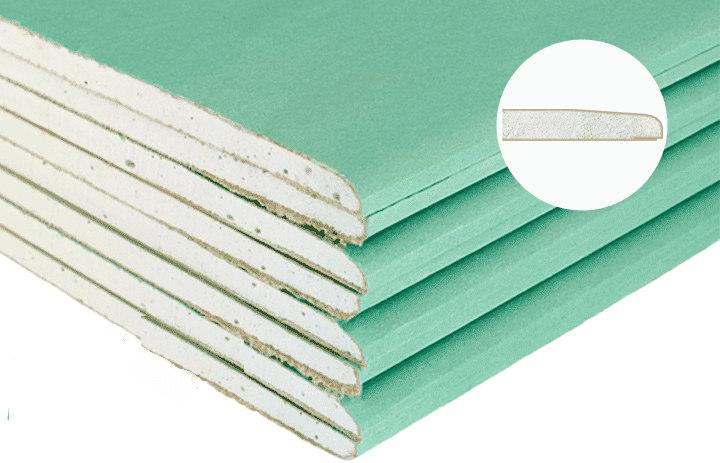 Гипсокартон стеновой влагостойкий Knauf (ГКЛВ) 12,5*1200*2500 (Беларусь)