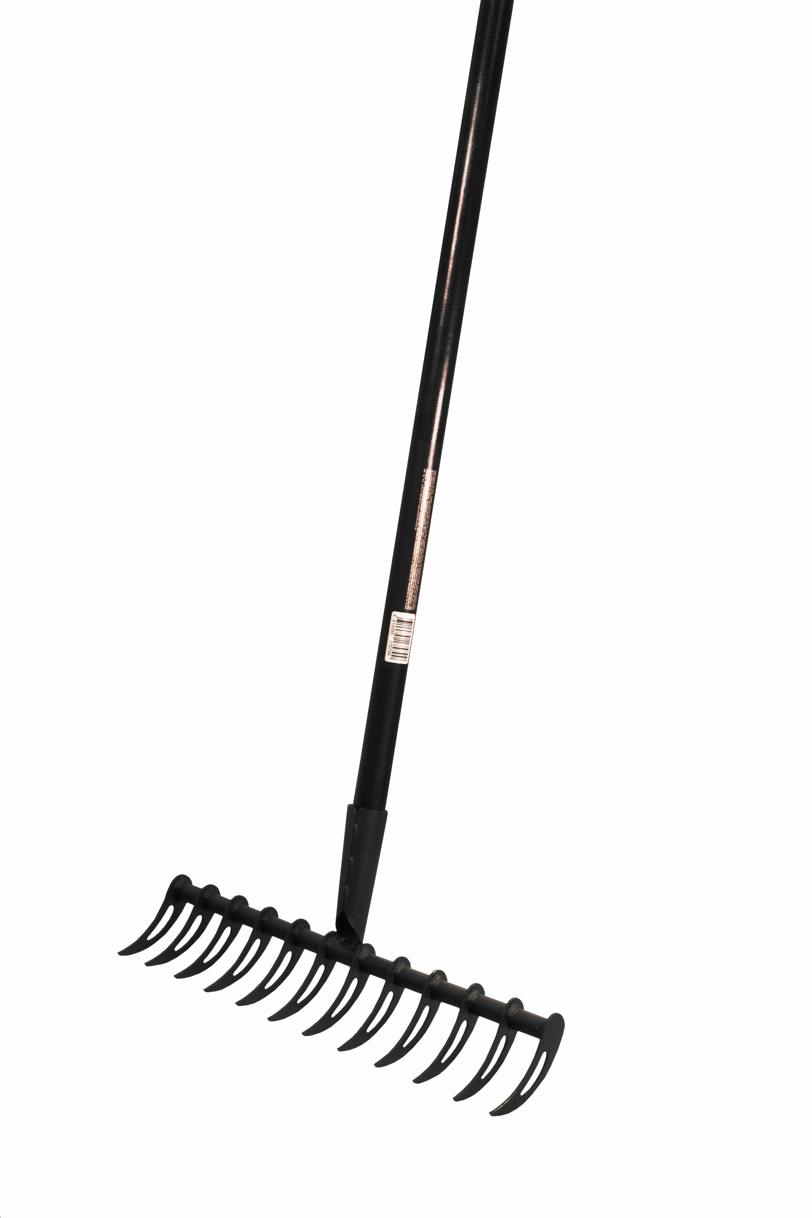 Грабли стальные 400х1400мм 12 зубьев деревянный черенок FINLAND (Россия)