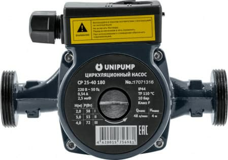 Циркуляционный насос Unipump CP 25-60 180 (Китай)