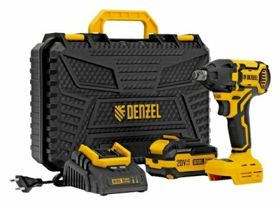 Аккумуляторный гайковерт ударный  Denzel CIWH-BL-20-350 (Китай)