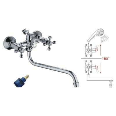 Смеситель для ванны/душа Ledeme L2308 (Китай)