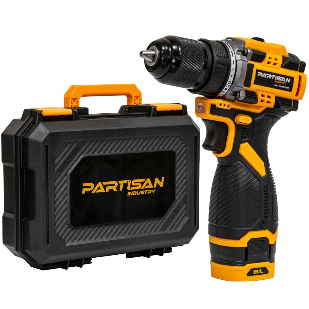 Дрель-шуруповерт аккумуляторная PARTISAN AD-1660B (Китай) 
