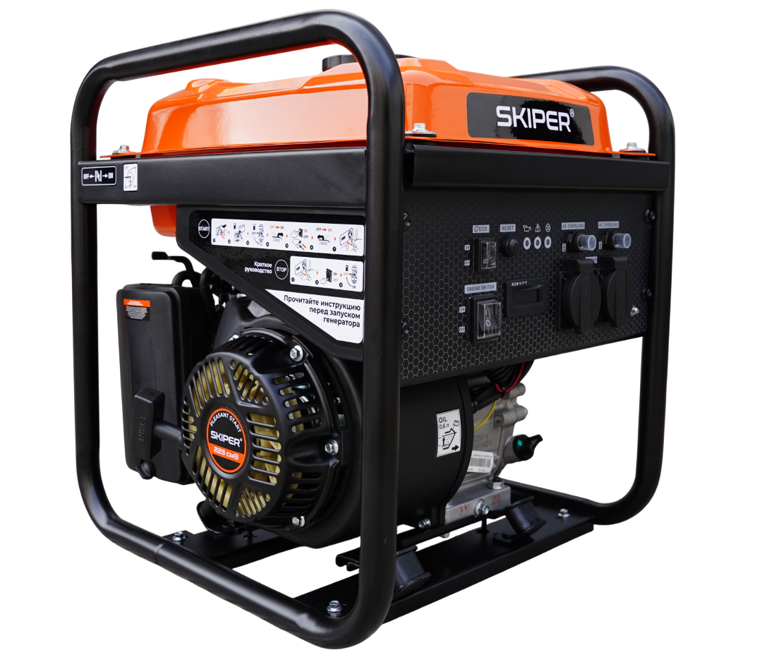 Электростанция генератор инверторный бензиновый SKIPER HW5000i (Китай)