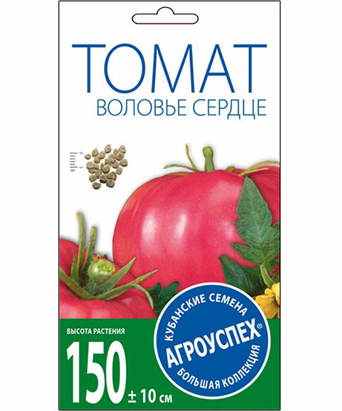Томат Воловье сердце розовый средний 0,1г (Россия)