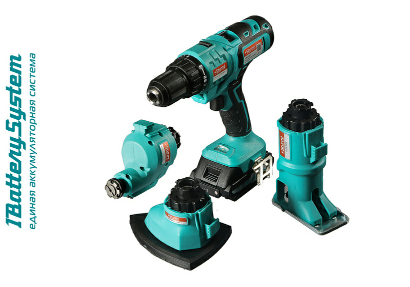 Аккумуляторный шуруповерт-мультитул Sturm CMT1801 (Китай)