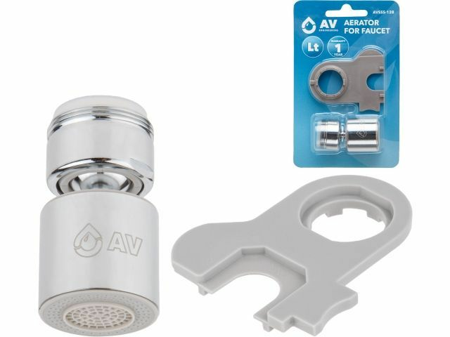 Аэратор подвижный для смесителя нар. с ключом, AV Engineering арт.AVSSS-128 (Китай)