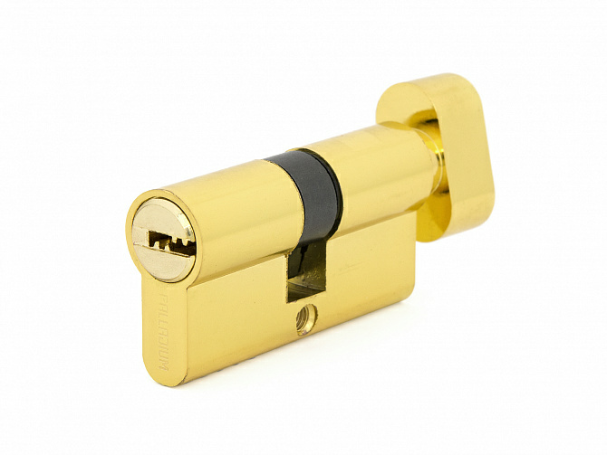 Цилиндровый механизм Palladium ZN 60 C BK PB латунь (Китай)