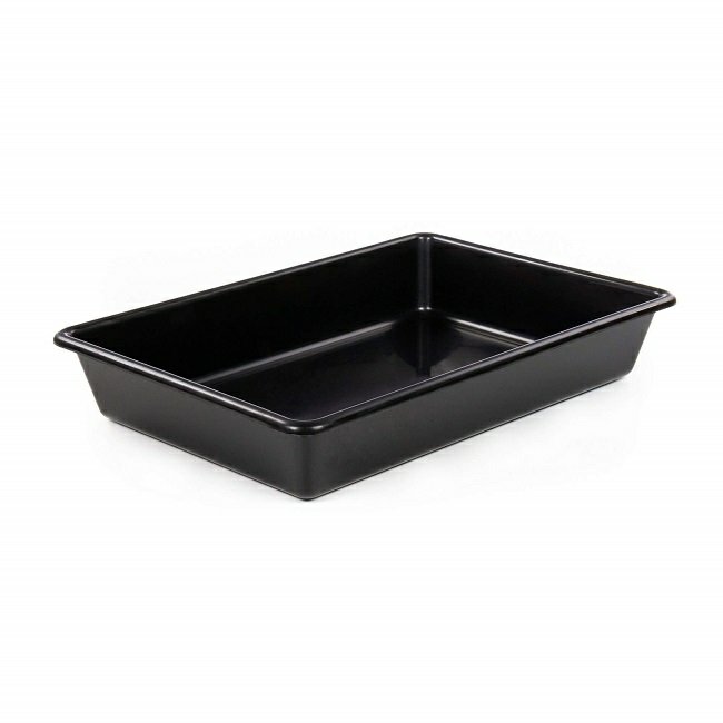 Лоток прямоугольный №10 9 л, 480х330х82 мм, черный, Полесье 73488 (Беларусь)