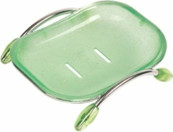 Мыльница настольная зеленая L333 (Китай)