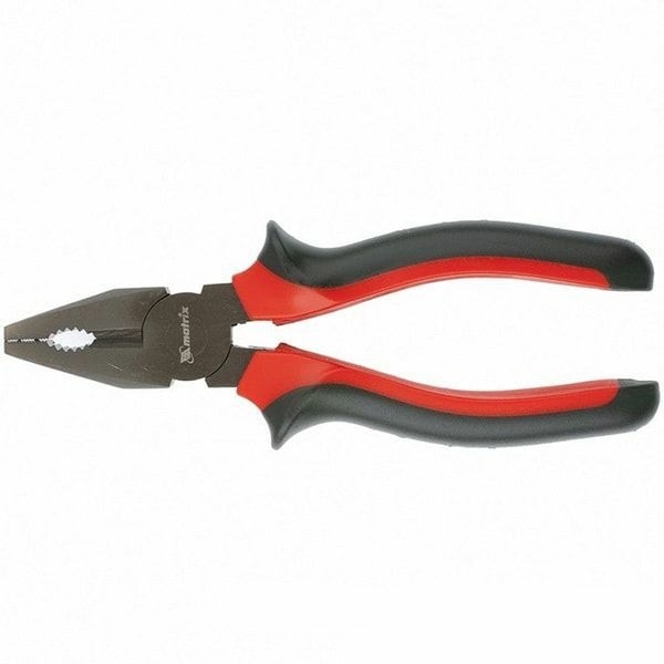 Плоскогубцы Black Nickel 160мм, комбинированные, двухкомпонентные рукоятки MATRIX (Россия)