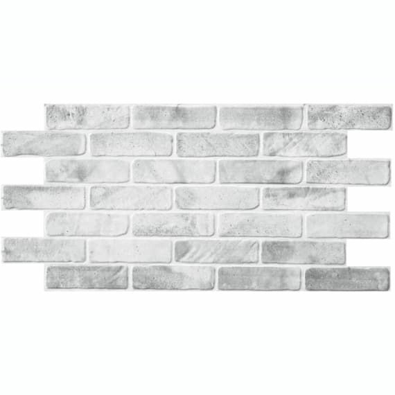 Панель ПВХ Кирпич "Кирпич старый серый" 1020*495мм