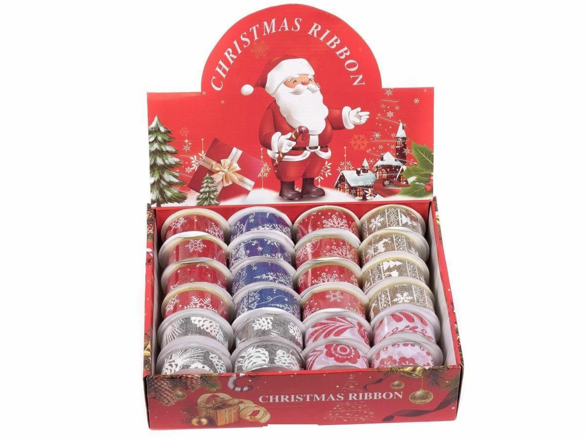 Лента декоративная 3,8 см*2,7 м (NY13158) (Китай)