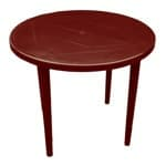 Стол круглый шоколадный (Россия)