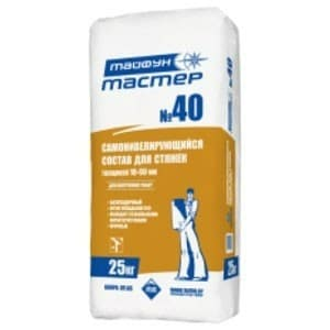 Смесь для стяжек Тайфун Мастер №40, 25 кг (Беларусь) в Борисове Смесь для стяжек Тайфун Мастер №40, 25 кг (Беларусь) в Борисове