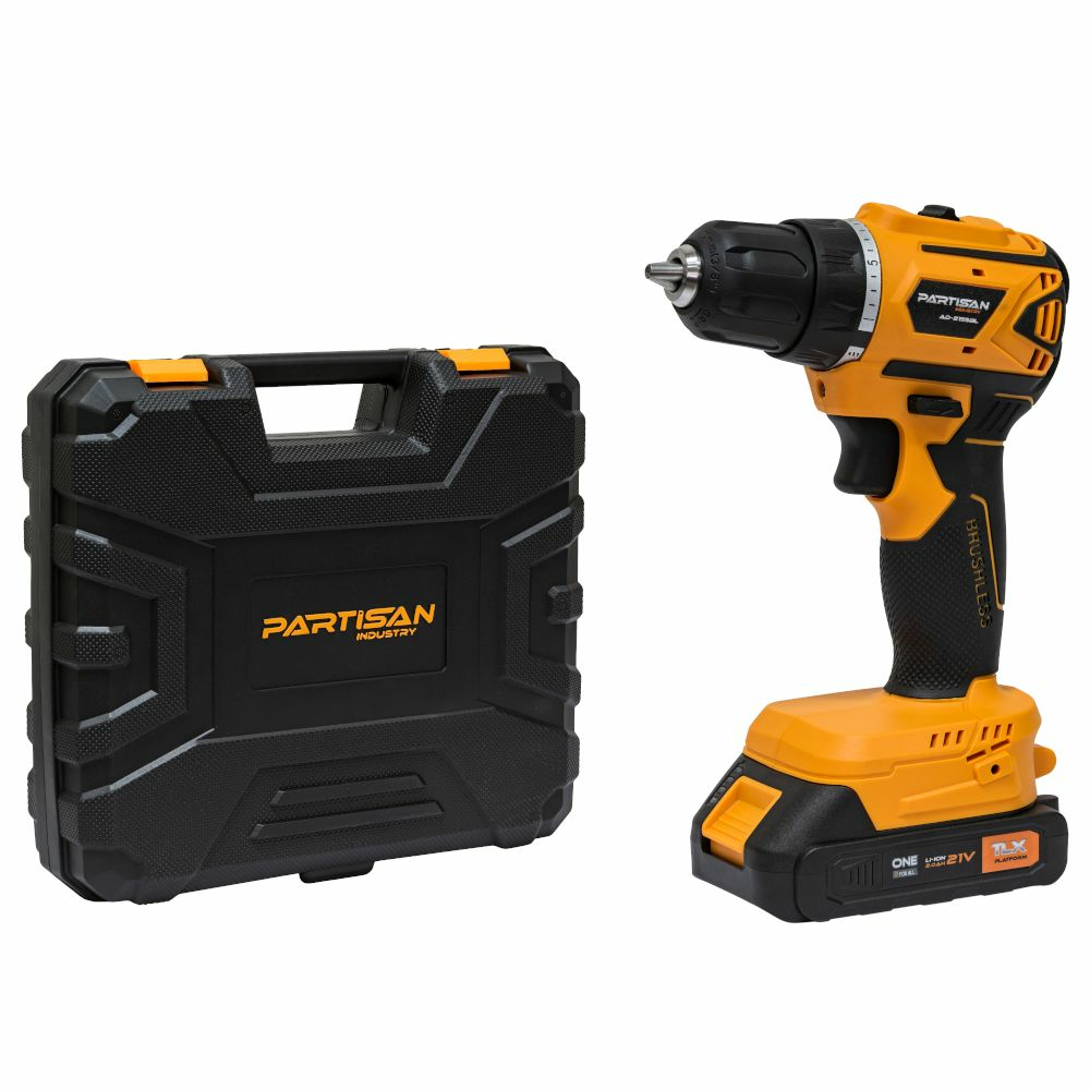 Дрель-шуруповерт аккумуляторная PARTISAN AD-2155BL (Китай) 