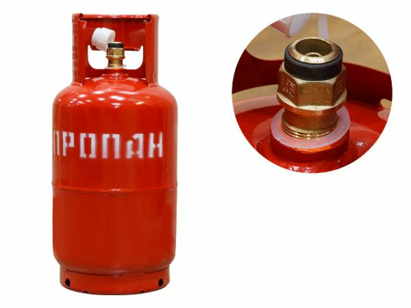 Баллон газовый бытовой 12л с ВБ-2 (4-12-2-В) (Беларусь)