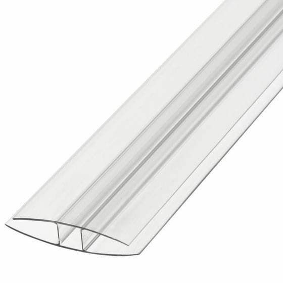 Профиль соединительный неразъёмный прозрачный (Россия)