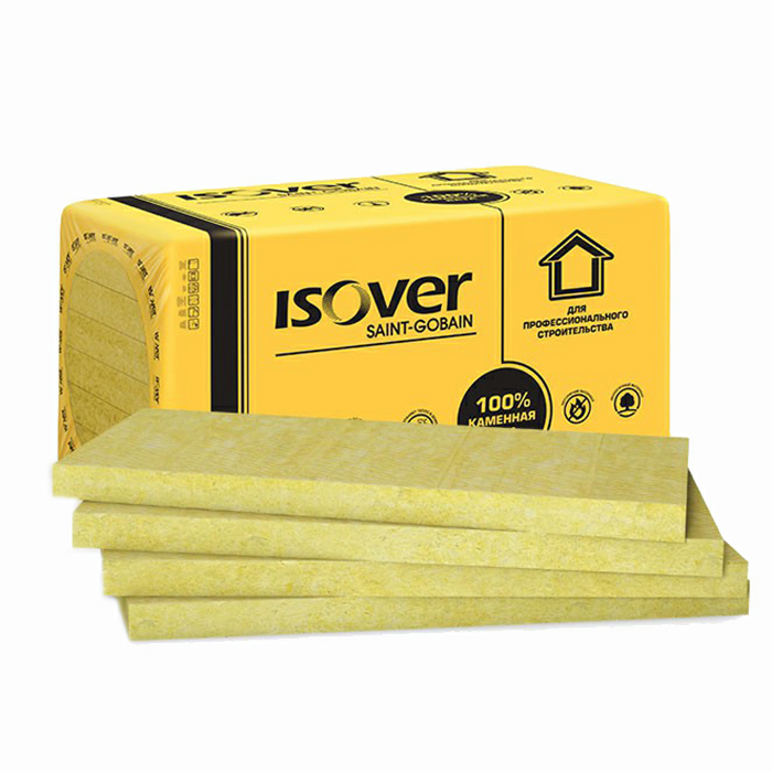 Плиты из каменной ваты ISOVER FACADE-MASTER-600*1000 мм (Россия)