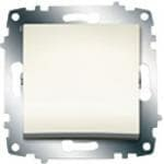 Выключатель Zena 1-клавишный кремовый (Турция)