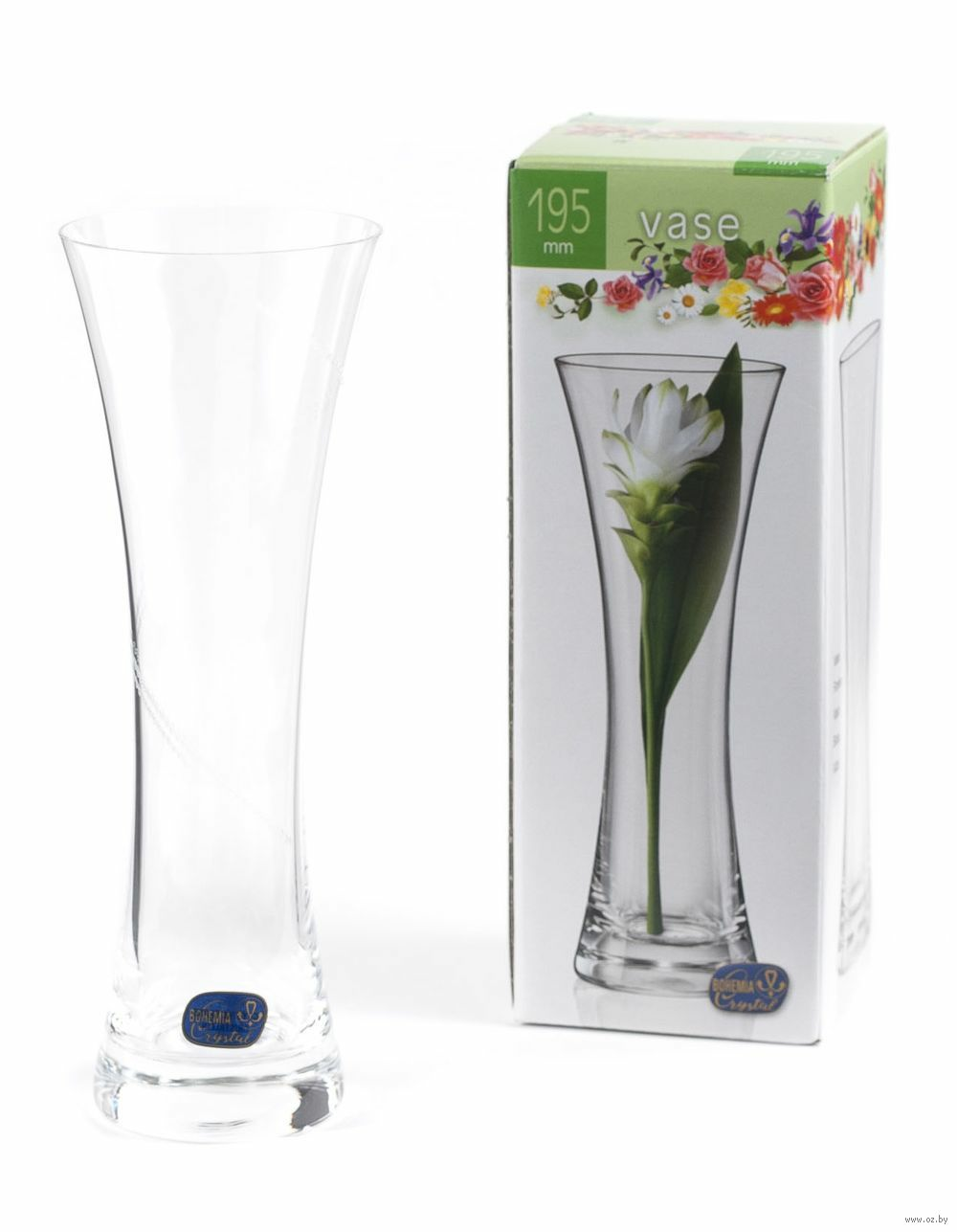 Ваза стеклянная 19,5 см арт. 82570/C5879/195, код 847449 (Китай)