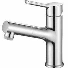 Смеситель для умывальника Ledeme L1055-25 с выдвижным изливом (Китай)