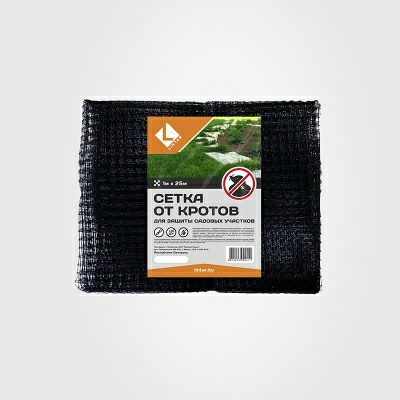 Сетка от кротов 1х10м Яч. 15х15мм LIHTAR (Россия)