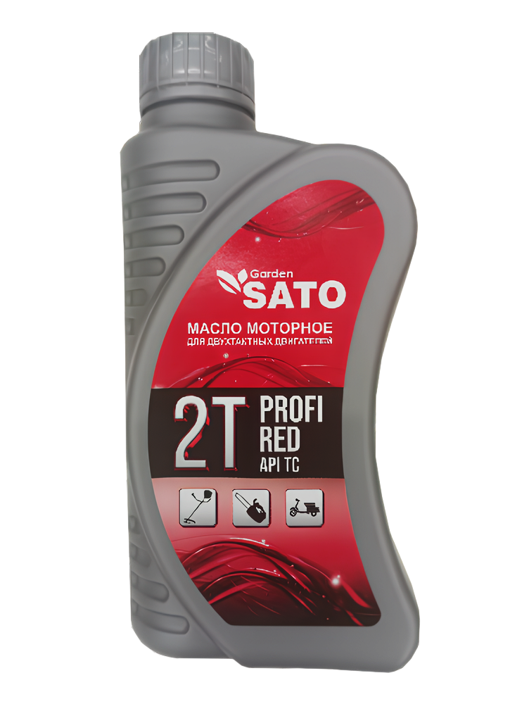 Масло моторное для 2-х тактных двигателей Profi 2T RED SATO Garden 0,95л (Беларусь)