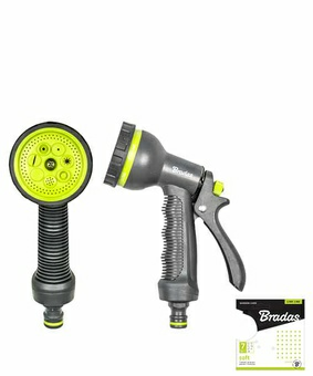 Пистолет поливочный 7 функций, пластиковый, на картонке LIME LINE (Польша)