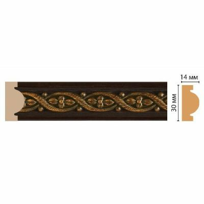 Молдинг DEKOMASTER (30х14х2400мм) 157-1 ШК/42