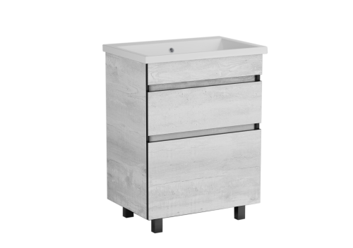 Тумба напольная "РИНО 60 под умывальник Сомо 60 ТЕРРА Дуб Паин ViMark 6908 (Россия)